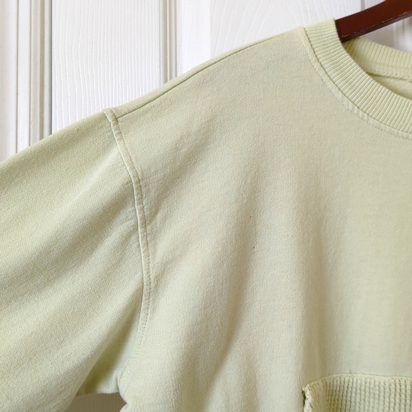 New York Laundry 90's Vintage Waffle Kangaroo Pullover Crewneck Sweatshirt M - Picture 3 of 10